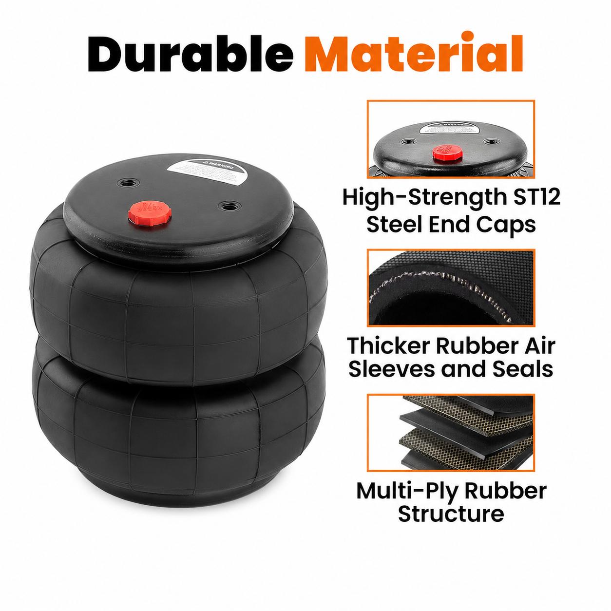 Double Bellow Airbags