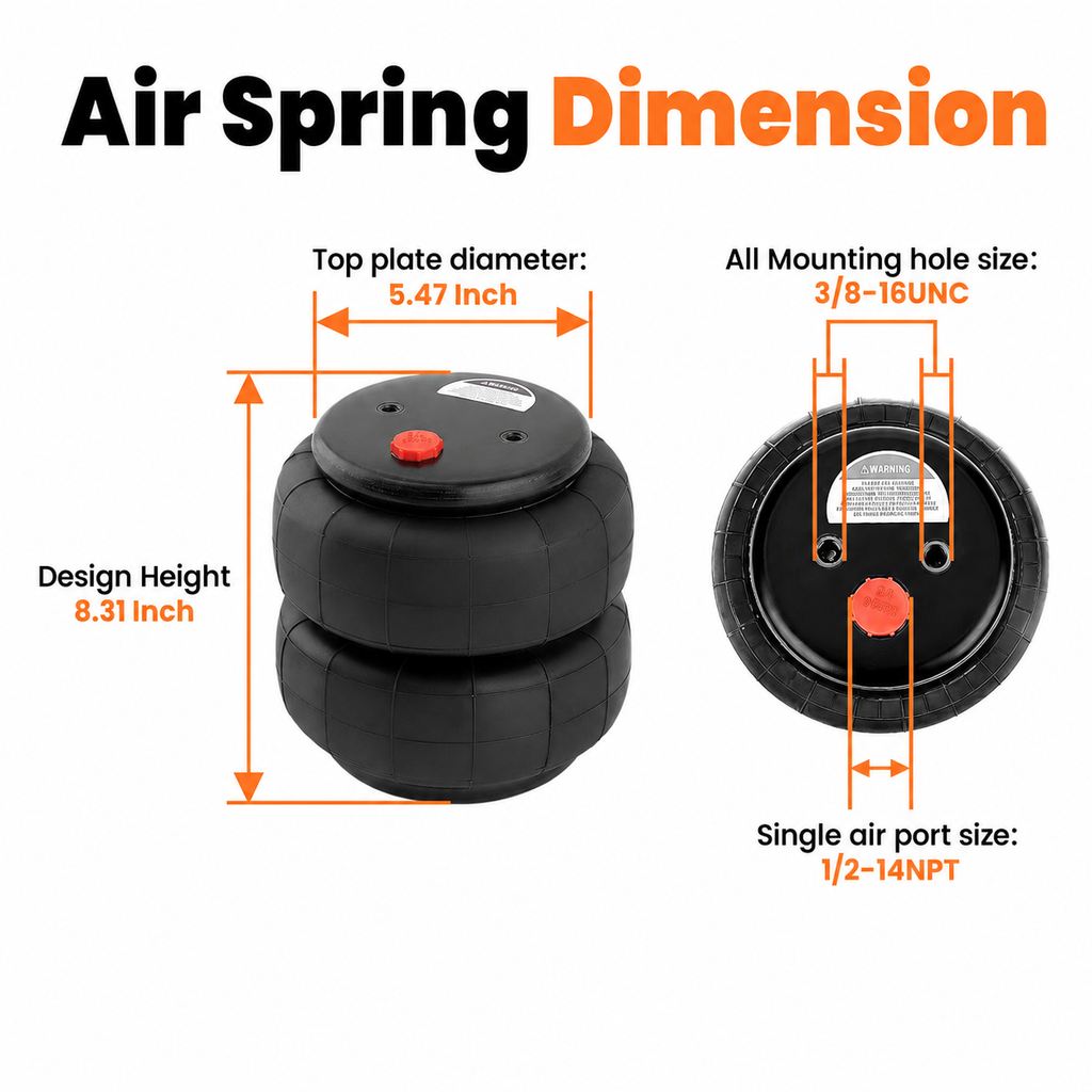 Double Bellow Airbags