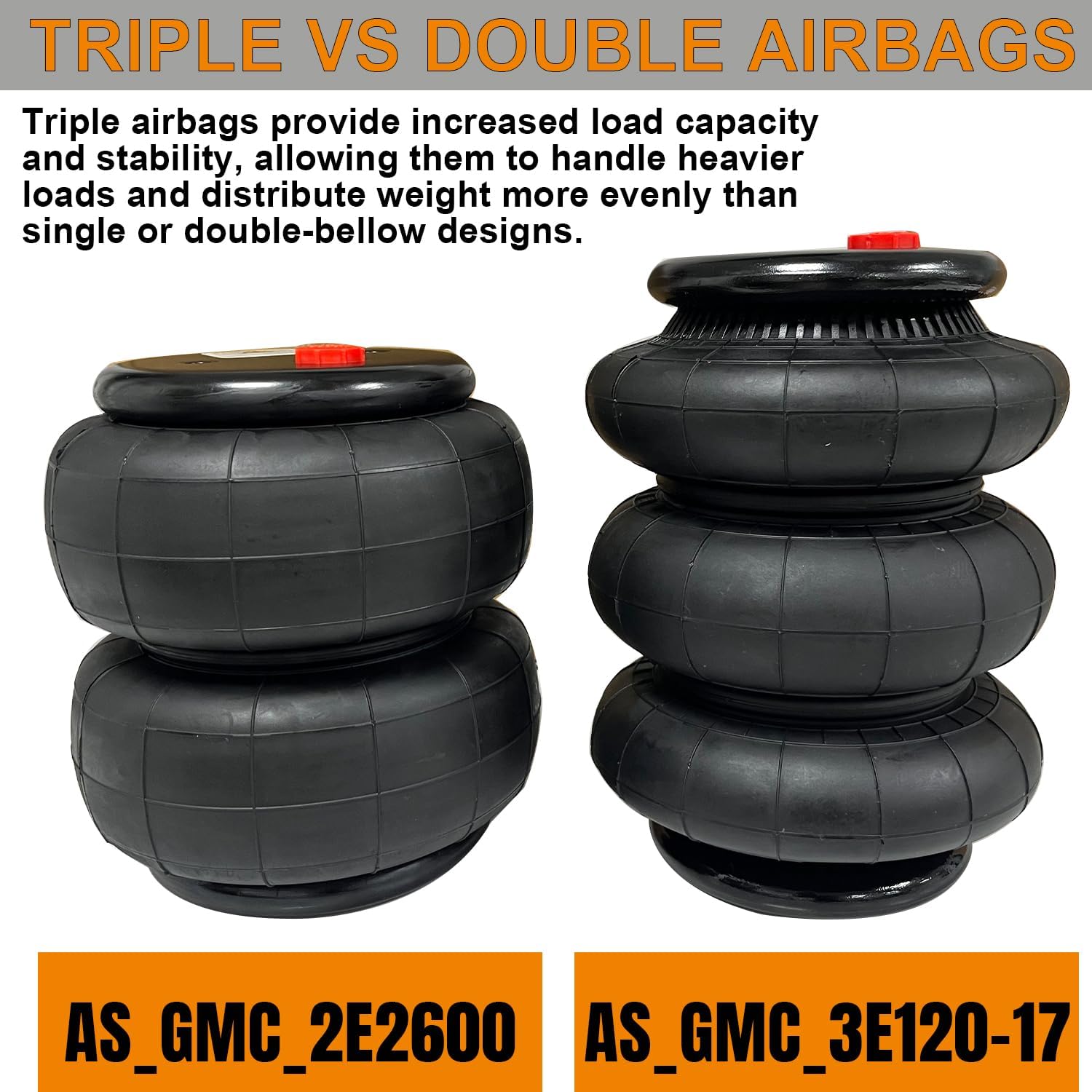 Triple Bellow Airbags